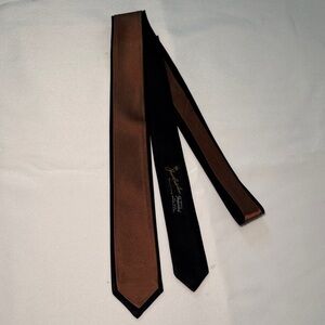 Sophisticated Black and Brown Men's Tie
